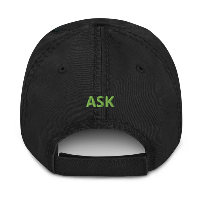 ASK - Distressed Dad Hat - Image 2