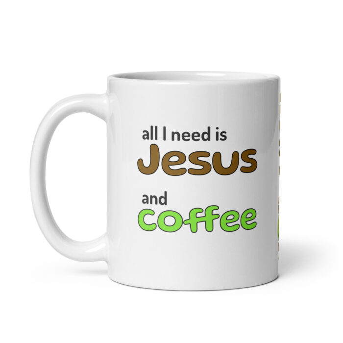 all I need is Jesus coffee mug